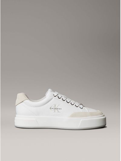 Tenis-Calvin-Klein-Basket-Cupsole-Mujer-Beige-YW0YW02023-0K7