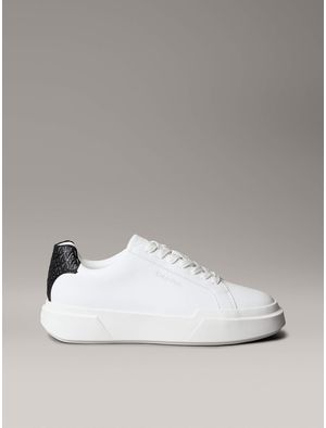 Bota-Calvin-Klein-Chunky-Cupsole-AOP-Mujer-Blanco-YW0YW02036-01W