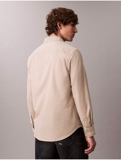 Camisa-Calvin-Klein-Clasica-Lisa-Oxford-Hombre-Negro-40EM125-2F3