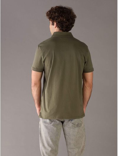 Polo-Calvin-Klein-Monograma-Hombre-Verde-4RD255G-2E1