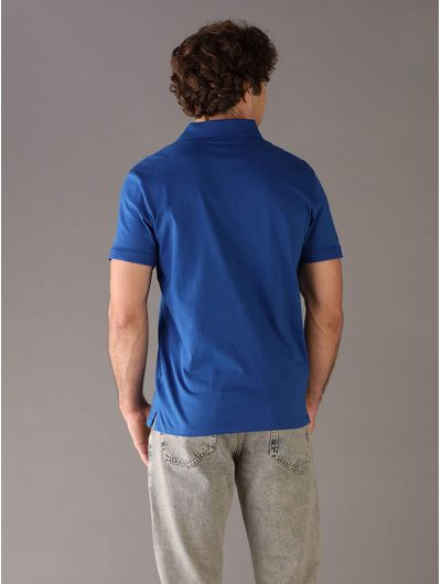 Polo-Calvin-Klein-Monograma-Hombre-Azul-4RD255G-2IL