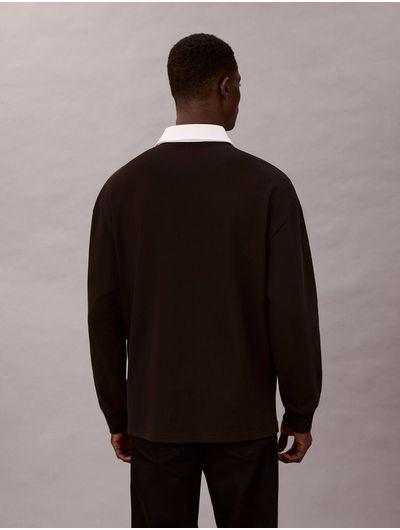 Polo-Calvin-Klein-Rugby-Compact-Hombre-Blanco-4RE227G-UB1