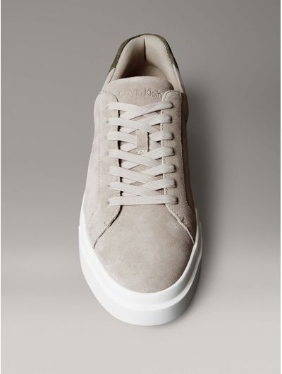 Tenis-Calvin-Klein-Chunky-Cupsole-de-Gamuza-Hombre-Rojo-YM0YM01453-0HM