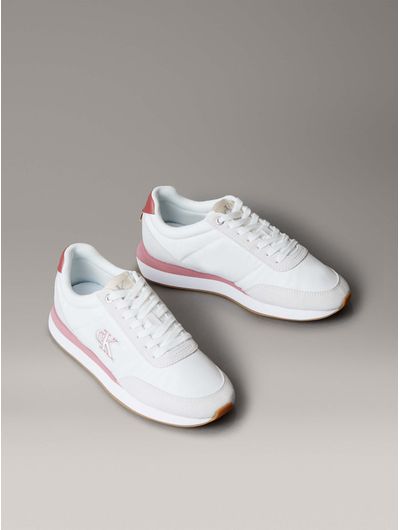 Tenis-Calvin-Klein-Retro-Runner-Mujer-Azul-YW0YW01990-0LC