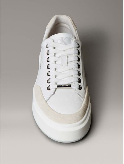 Tenis-Calvin-Klein-Basket-Cupsole-Mujer-Beige-YW0YW02023-0K7