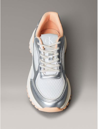 Tenis-Calvin-Klein-Hike-Runner-Metalicos-Mujer-Azul-YW0YW02063-0I7