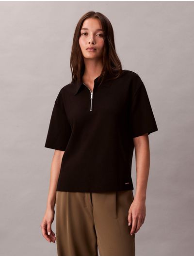 Top-Calvin-Klein-Tailored-Knit-Mujer-Negro-44E241G-UB1