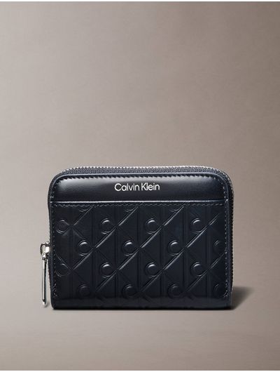 Cartera-Calvin-Klein-Embossed-AOP-Mujer-Negro-4F1081G-UB1