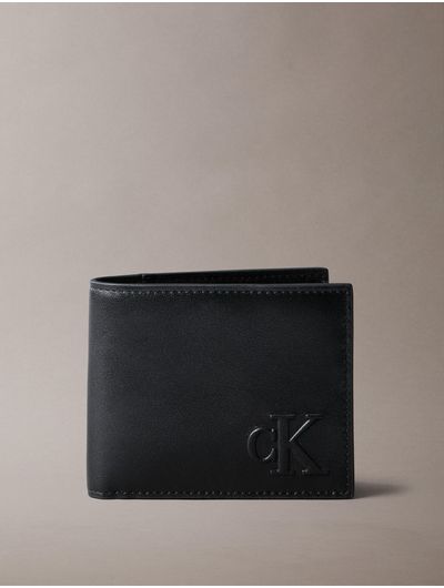 Cartera-Calvin-Klein-Bold-Logo-Hombre-Negro-4G1071G-001