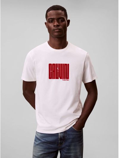 Playera-Calvin-Klein-Grafico-20s-Hombre-Blanco-4RE832G-YBH