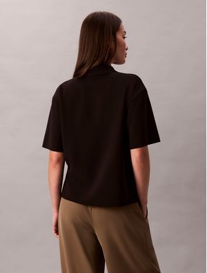 Top-Calvin-Klein-Tailored-Knit-Mujer-Negro-44E241G-UB1