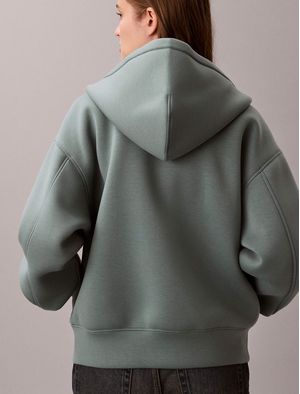 Sudadera-Calvin-Klein-Cropped-Oversized-Mujer-Verde-47E231G-PNO