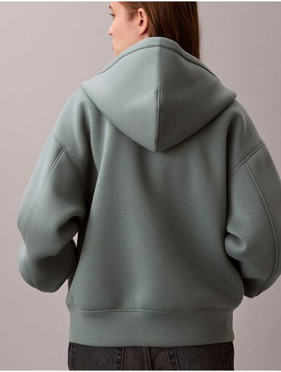 Sudadera-Calvin-Klein-Cropped-Oversized-Mujer-Verde-47E231G-PNO