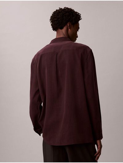 Camisa-Calvin-Klein-Glossy-Hombre-Cafe-4LE103G-2E8