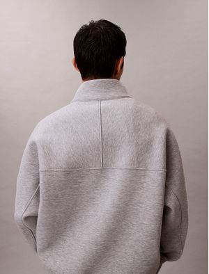 Sudadera-Calvin-Klein-Spacer-Logo-Hombre-Gris-4RE221G-P79