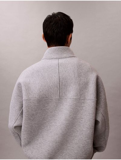 Sudadera-Calvin-Klein-Spacer-Logo-Hombre-Gris-4RE221G-P79