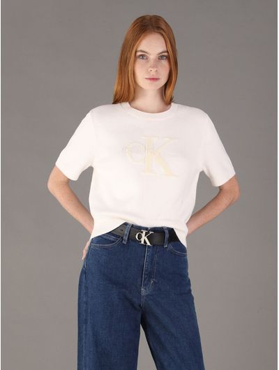 Chaleco-Calvin-Klein-Grafico-Mujer-Blanco-44E306G-YBH