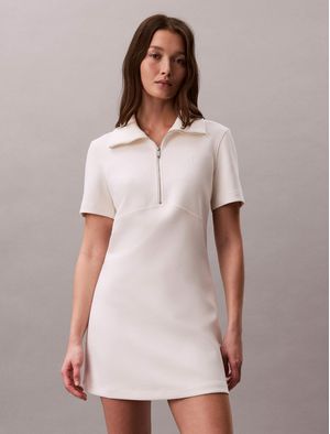 Vestido-Mini-Calvin-Klein-Rib-Mujer-Beige-44F207G-YAS