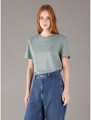 Playera-Calvin-Klein-Crew-de-Jersey-Archive-Mujer-Verde-47B224G-PNO