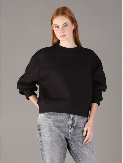 Sudadera-Calvin-Klein-Boxy-Mujer-Negro-47E227G-UB1