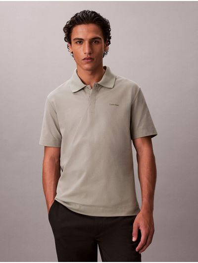 Polo-Calvin-Klein-Cooling-Pique-Hombre-Gris-4LC220G-PEZ