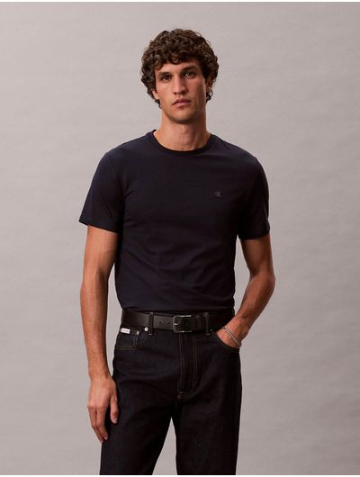 Playera-Calvin-Klein-Slim-Fit-Hombre-Azul-4LC240G-CEF