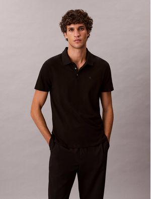 Playera-Polo-Calvin-Klein-Slim-Fit-Hombre-Negro-4LF200G-UB1