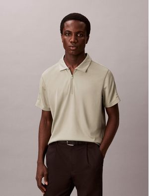 Polo-Calvin-Klein-Slim-Fit-de-Mesh-Hombre-Gris-4LF204G-PEZ