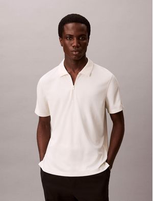 Polo-Calvin-Klein-Slim-Fit-de-Mesh-Hombre-Beige-4LF204G-YAS