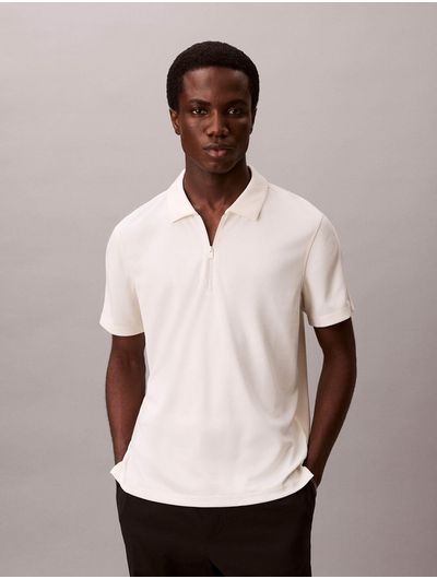 Polo-Calvin-Klein-Slim-Fit-de-Mesh-Hombre-Beige-4LF204G-YAS