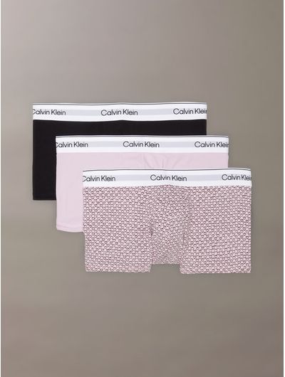 Trunk-Calvin-Klein-Corte-Bajo-Paquete-de-3-Hombre-Multicolor-NB4389-661