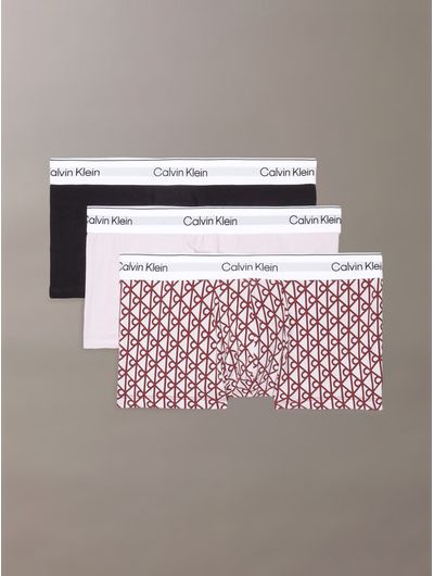 Trunk-Calvin-Klein-Corte-Bajo-Paquete-de-3-Hombre-Multicolor-NB4389-662