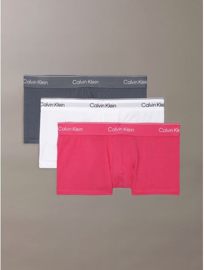 Trunk-Calvin-Klein-Corte-Bajo-Paquete-de-3-Hombre-Multicolor-NB4389-978