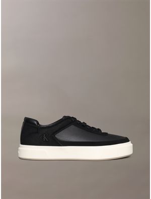 Tenis-Calvin-Klein-Basket-Cupsole-Hombre-Negro-con-Beige-YM0YM01354-0GU