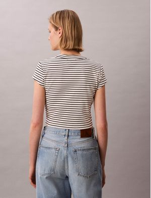 Playera-Calvin-Klein-Baby-Rib-con-Monograma-a-Rayas-Mujer-Negro-47F833G-XDY