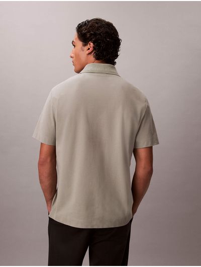 Polo-Calvin-Klein-Cooling-Pique-Hombre-Gris-4LC220G-PEZ