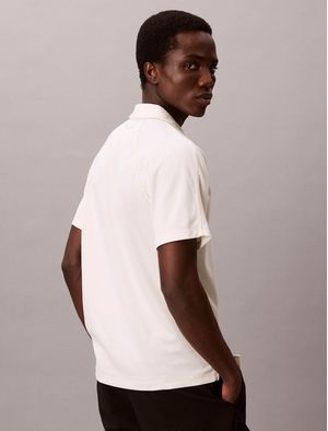 Polo-Calvin-Klein-Slim-Fit-de-Mesh-Hombre-Beige-4LF204G-YAS