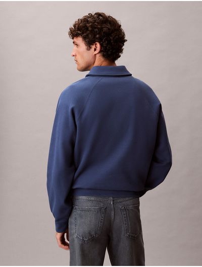 Polo-Calvin-Klein-Logotipo-Hombre-Azul-Oscuro-4RB211G-CEC