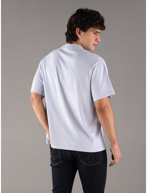Playera-Calvin-Klein-con-Grafico-Micro-Hombre-Azul-4RC856G-TKF