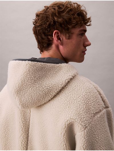 Sudadera-Calvin-Klein-Sherpa-Hombre-Beige-4RD218G-100