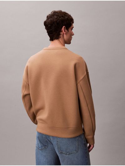 Sudadera-Calvin-Klein-Spacer-Hombre-Cafe-4RF276G-HMS