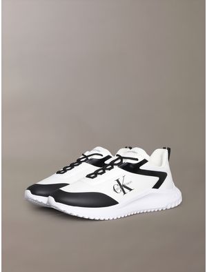 Tenis-Calvin-Klein-Runner-EVA-Hombre-Blanco-y-Negro-YM0YM01439-01W