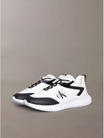 Tenis-Calvin-Klein-Runner-EVA-Hombre-Blanco-y-Negro-YM0YM01439-01W