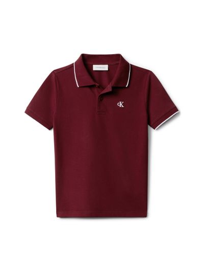 polo-calvin-klein-niño-rojo