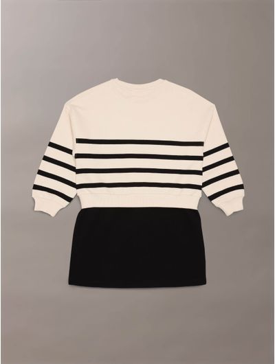 Vestido-Calvin-Klein-Jeans-Monograma-Engomado-Niña-Multicolor