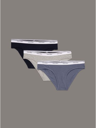 Bikinis-Calvin-Klein-Supersoft-Cotton-Stretch-Pack-de-3-Mujer-Multicolor