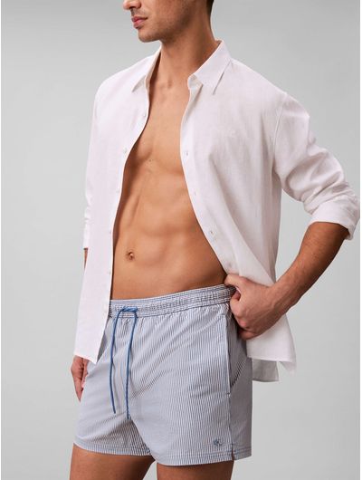 Short-Calvin-Klein-Icon-Seersucker-Hombre-Azul-N61041-Q5D