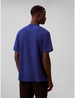 Playera-Calvin-Klein-Nano-De-Algodon-Pique-Stretch-Manga-Corta-Hombre-Azul-4LC241G-C7K