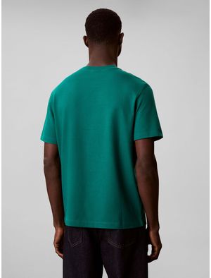 Playera-Calvin-Klein-Nano-De-Algodon-Pique-Stretch-Manga-Corta-Hombre-Verde-4LC241G-L4G