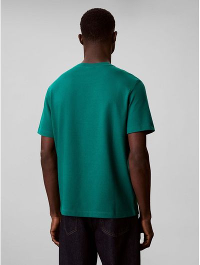 Playera-Calvin-Klein-Nano-De-Algodon-Pique-Stretch-Manga-Corta-Hombre-Verde-4LC241G-L4G